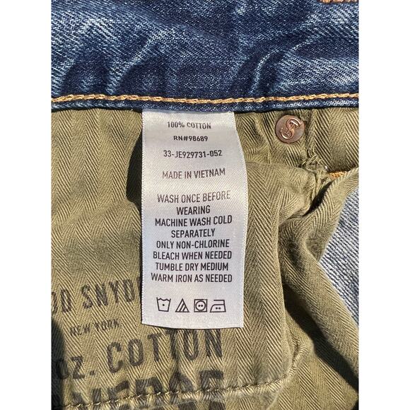 Todd Snyder Jeans Mens Classic Fit Selvedge Denim Casual Grunge Distressed Fall - Picture 11 of 11